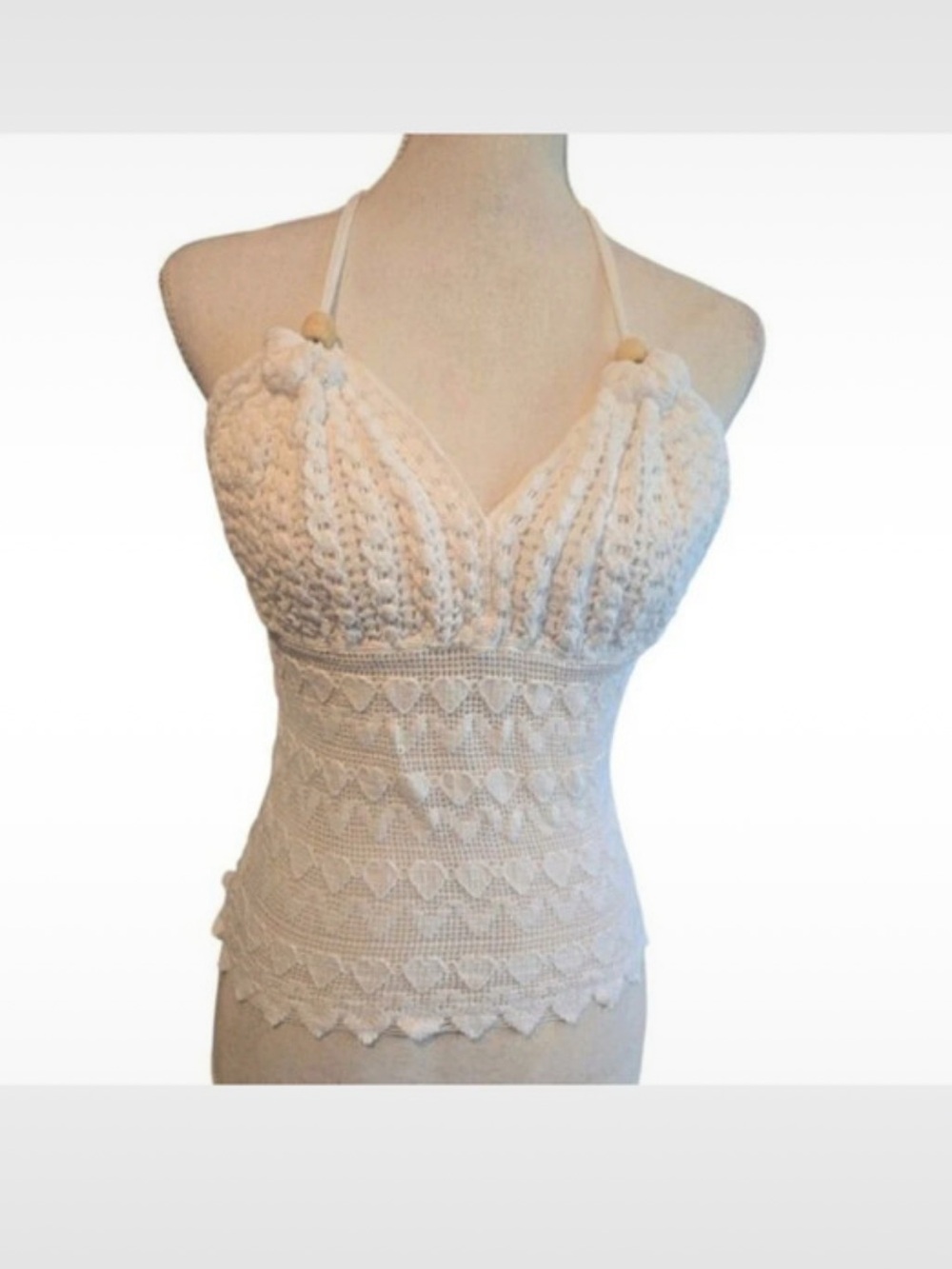 Womens Crochet Halter bra halter Camisole Top
